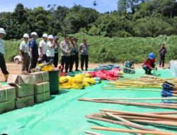 Kapolres Lamandau Melaksanakan Pengecekan Sarpras Damkar pada PT. Pilar Wanapersada