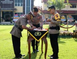 Kapolres Memimpin Upacara Sertijab Pejabat Polres Batang