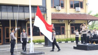 Kapolres Rembang Pimpin Upacara Kesadaran Nasional : Makna Semangat Juang Warisan Para Pahlawan