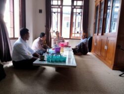 Kapolsek Guntur Bersilaturahmi dengan Tokoh Agama Pengasuh Ponpes