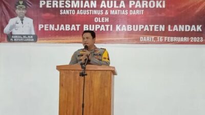 Kapolsek Landak Mengajak Masyarakat Untuk Sama-sama Saling Menjaga 