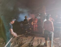 Kebakaran Lahan Parkir PT. Borneo Family Transport, Diduga Pembakaran Sampah Pemicunya