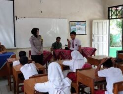 Marak Hoaks Penculikan Anak, Bhabinkamtibmas dan Babinsa Wonotunggal Patroli ke Sekolah