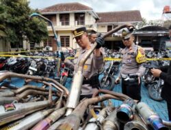 Ratusan Motor dengan Knalpot Brong, Ngandang di Polres Banjarnegara, Ini Syaratnya Supaya Boleh Dibawa Pulang
