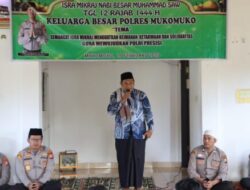 POLRES MUKOMUKO LAKUKAN PERINGATAN ISRA MIKRAJ NABI MUHAMMAD SAW 12 RAJAB 1444 H