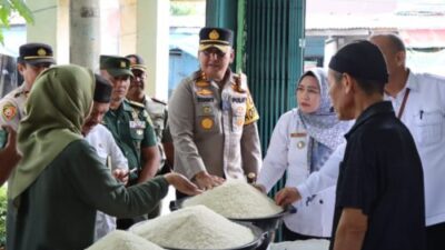 Pantau Harga dan Ketersedian Barang Jelang Ramadhan, Kapolres Rejang Lebong Bersama TPID Lakukan Sidak Komoditi Pangan Pokok di Pasar