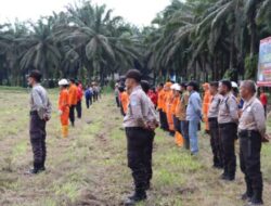 Pastikan Kesiapan TNI-POLRI, Pemda, Stakeholder dan PT.SDK Lakukan Apel Kesiapsiagaan Bersama