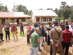 Pastikan Sidang Lapangan Berjalan Kondusif, Puluhan Personel Pengamanan Kapolres Bengkayang Diterjunkan