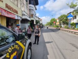 Patroli Antisipasi Gangguan Kamtibmas, Polsek Demak Kota Sambangi Obyek Vital