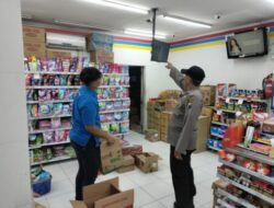 Patroli ke Indomaret, Polsek Karangtengah Himbau Pemasangan CCTV dan Waspada Terhadap Pengunjung