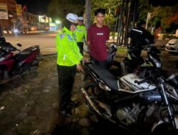 Penertiban Pelanggaran Knalpot Brong, Polresta Pati Sita Puluhan Sepeda Motor