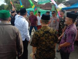 Polsek Bonang Beri Pengamanan Kujungan Wamen Ketenaga Kerjaan Dan Perindustrian di Ponpes Al Amanah Desa Weding