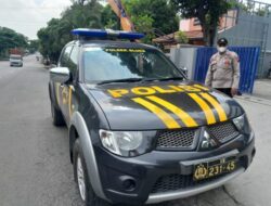 Sambangi Perbankan Antisipasi 3C, Polsek Sluke Gelar Patroli BLP Siang