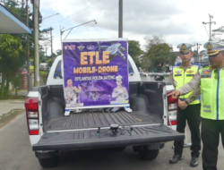 Persiapan Mudik, Polda Jateng Uji Coba ETLE Drone di Temanggung