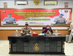 Personel Polres Kayong Utara Melaksanakan Pembinaan Pemulihan Profesi Polri Terhadap Personel Dalam Pengawasan Gelombang I Tahun 2023