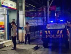 Personil Polsek Kragan Patroli ATM dinihari dan Cek fungsi CCTV Antisipasi Pembobolan