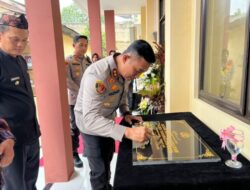 Pj. Walikota Dan Kapolres Tasikmalaya Kota Resmikan Gedung Sat Intelkam