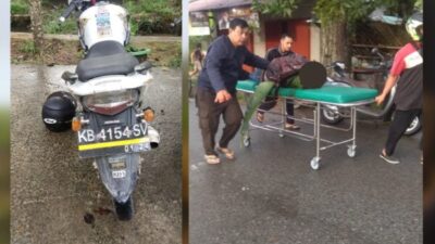 Polisi Jelaskan Penyebab Pengendara Motor di Jalan Jendral Sudirman Rasau Jaya Meninggal Dunia