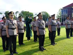 Kapolres Batang Pimpin Sertijab PJU dan Kapolsek