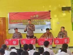 Polres Bengkulu Utara Lakukan Sosialisasi Rekrutmen Penerimaan Polri Tahun 2023