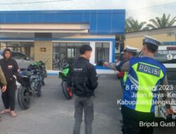 Polres Benteng Bengkulu Tilang 9 Pengendara Sepeda Motor