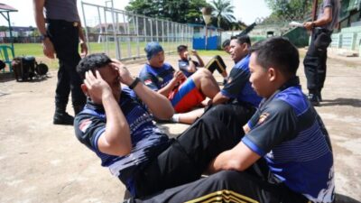 Polres Kapuas Hulu Laksanakan TKJ Semester Satu, Kabag SDM : Seluruh Personil Polres Kapuas Hulu Wajib Ikut