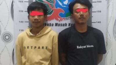 Polres Kaur Polda Bengkulu Amankan 2 Pemuda Asal Lampung yang Menyimpan Sabu