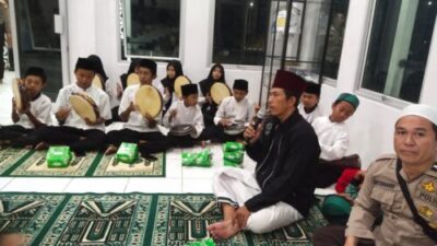 Polres Landak  Polda Kalbar Undang Santri Se- Kota Ngabang Untuk Memperingati Isra Mi’raj 1444 H 