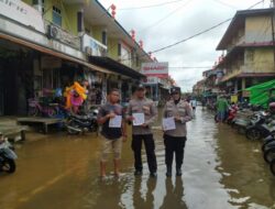 Polres Melawi Penling Berikan Imbauan Tindakan Waspada Banjir