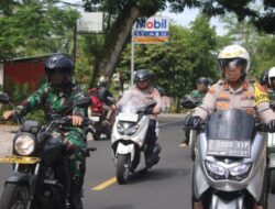 Polres Pangandaran dan Dandim 0625/Pnd Pimpin Patroli Skala Besar