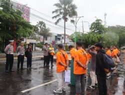 Sat Binmas dan Satlantas Polres Rembang Giat Binluh Anggota Senkom