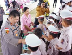 Polres Kapuas Hulu Terima Kunjungan TK Kemala Bhayangkari 09 Putussibau