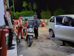 Polsek Karangawen Rutin laksanakan Patroli Di SPBU Wilkum Karangawen