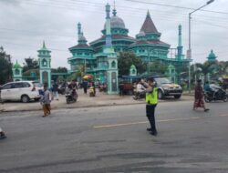 Wujudkan Situasi Kamtibmas saat Ibadah Sholat Jum’at, Polsek Kragan Laksanakan Pam