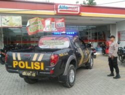 Polsek Sulang Rembang Patroli Dialogis di Alfamart
