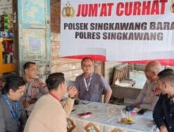 Program Jum’at Curhat Tampung Keluhan Masyarakat Polsek Singkawang Barat Polres Singkawang