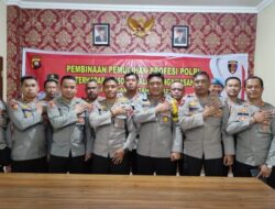 Propam Polda Kalbar Gelar Pembinaan Pemulihan Profesi Polri di Polres Sanggau