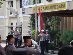 Pupuk Cinta Tanah Air, Polres Banjarnegara Upacara Bendera