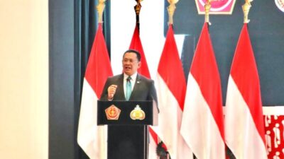 Berikan Pembekalan Umum Rapim TNI-Polri, Ketua MPR RI Bamsoet Ingatkan Pentingnya Haluan Negara dan Empat Pilar Kebangsaan