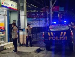 Rawan Pembobolan, Polsek Kragan Rembang Patroli ATM dinihari serta Cek fungsi CCTV
