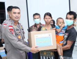 Ribuan Paket Bansos disebar Polres Bengkayang Untuk Anak Balita Dengan Kondisi Wasting dan Stunting