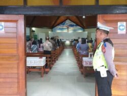 Polres Bengkulu Tengah Pam Gereja Guna Ciptakan Rasa Nyaman Jemaat