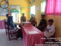 Sambang Sekolah, Polsek Lebong Selatan Beri Himbauan Kamtibmas