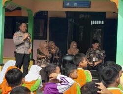 Sambangi SD, Bhabinkamtibmas Polsek Karangtengah Demak Berikan Himbauan Kamtibmas