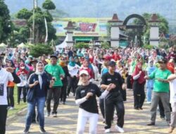 Sambut HUT Banjarnegara, 500 Warga Ikuti Senam Sehat dan Cek Kesehatan Gratis