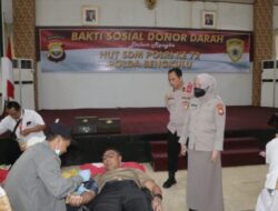 Sambut HUT SDM Polri ke-72, Polda Bengkulu Gelar Donor Darah  – Indo Berita