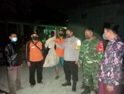 Sarang Tawon Di SDN 01 Wonowoso, Bhabinkamtibmas Polsek Karangtengah Bantu Evakuasi