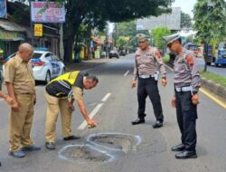 Satlantas Polres Batang Harap Tak Ada Kecelakaan Akibat Kerusakan Jalan Pantura Batang