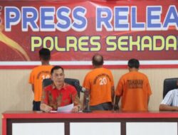 Satreskrim Polres Sekadau Lakukan Press Release