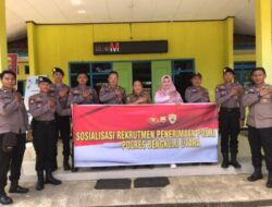 Sosialisasi Rekrutmen Penerimaan Polri Tahun 2023 Dilakukan oleh Polres Bengkulu Utara
